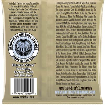 Classical Guitar Strings 28-42 Ernie Ball Earthwood Folk Nylon, Clear Gold Ball End 100% Genuine image 2