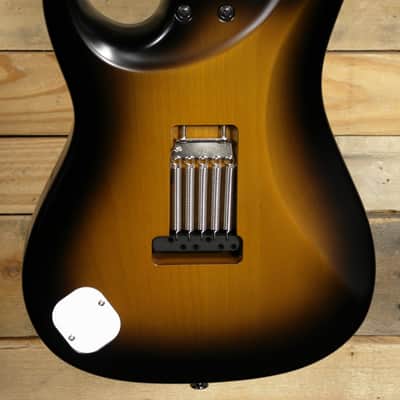 Ibanez Andy Timmons Signature ATZ100 Electric Guitar Sunburst Flat w/ Case image 3