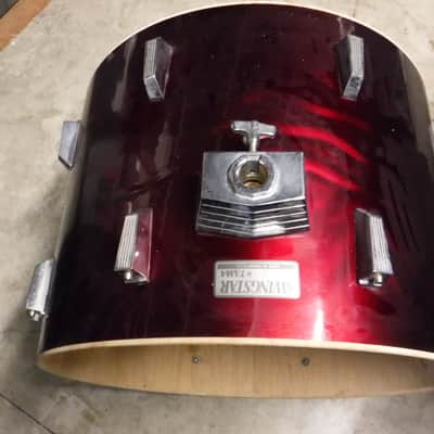 22" - TAMA SWINGSTAR 80's - Red. Now with Hoops and Heads. Claws and T-rods. image 6