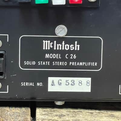 McIntosh C 26 Stereo Solid State Preamp image 19