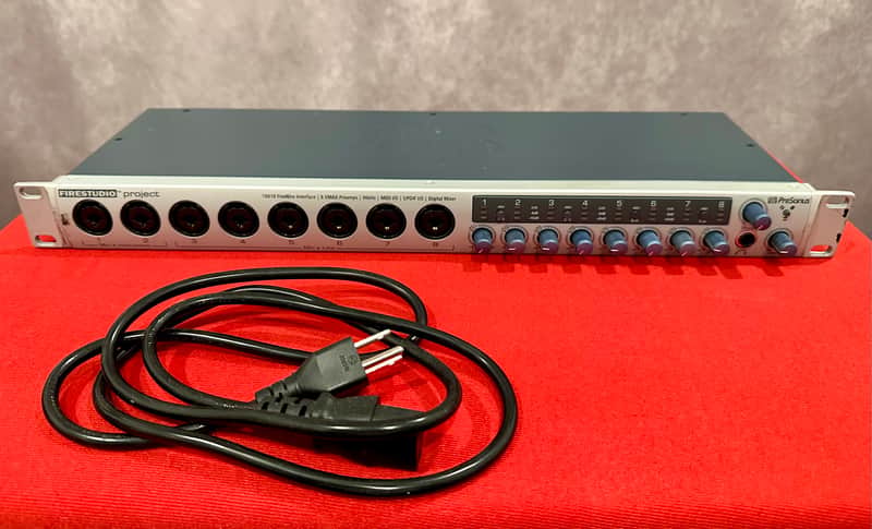 PreSonus Firestudio Project Firewire Audio Interface 2010s - Silver image 1