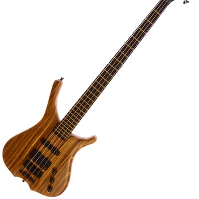 Warwick Infinity SN Set Neck 4-String Bass - Zebrano x Ovangkol image 1