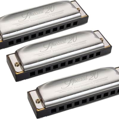 Hohner Special 20 Harmonica 3 Piece Pro Pack, Keys of G, C, A - Made in Germany image 5