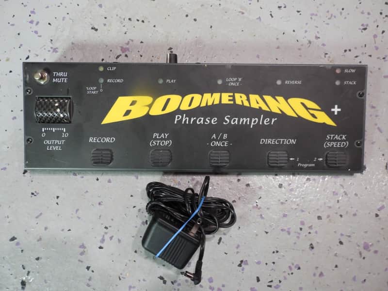 Boomerang + Plus Looper Sampler Effects Pedal Phrase Sampler w/Power Supply image 1