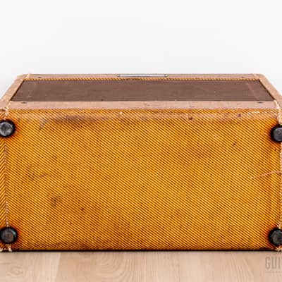 1954 Fender Tweed Deluxe 5D3 Wide Panel Vintage Tube Amp 1x12 w/ Jensen P12R image 8