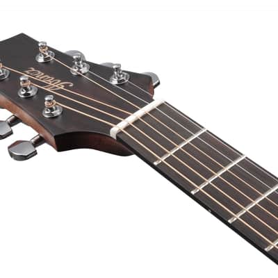 Ibanez JGM5-BSN Jon Gomm Signature Acoustic Guitar 6-String - Black Satin Top / Natural High Gloss Back and Sides + Gig image 9