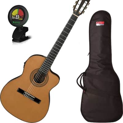 Ibanez GA5TCE Classical Acoustic-Electric Guitar, Natural w/ Gig Bag and Tuner image 2