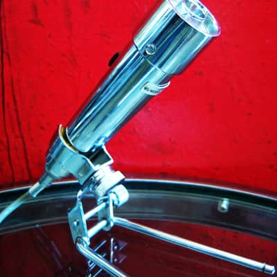 Vintage 1950's Lafayette 99-4522 crystal harp microphone High Z harp mic w accessories Calrad Aiwa Olson Shield prop display repair image 2