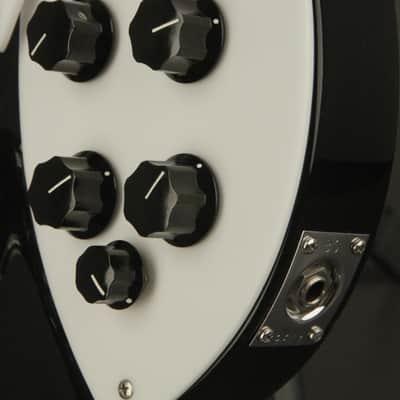 1987 Rickenbacker 320 with "Toaster/Vintage" pickups JETGLO!!! image 6