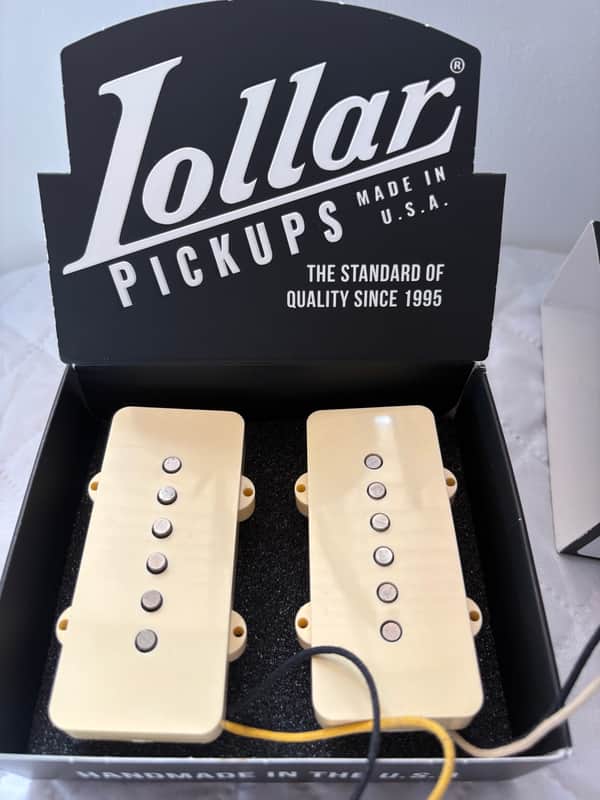 Lollar JM-01 Jazzmaster matched pickup set cream image 1