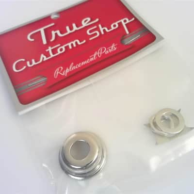 True Custom Shop® Nickel Input Jack Cup Ferrule for Vintage Fender Telecaster image 2