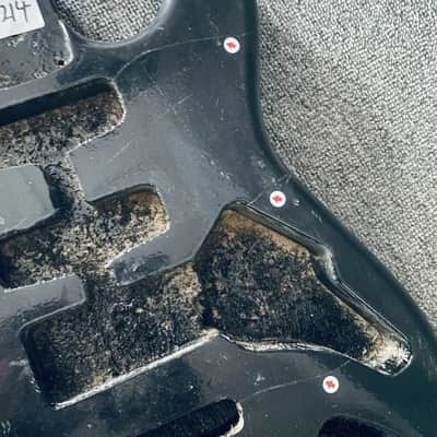 Black HSS Basswood Guitar Strat Style Body image 10