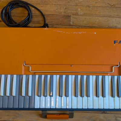 Farfisa Fast 2 49-Key Organ 1968 - 1971 - Orange - For Parts Only image 1