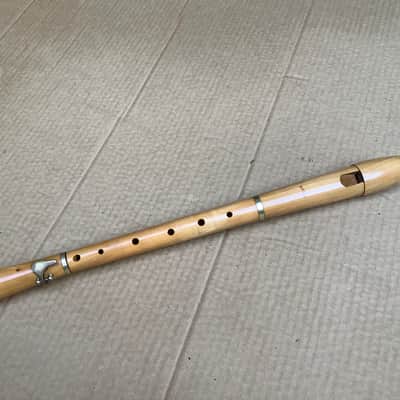 Moeck Tuju Tenor Recorder  80's-90's beautiful wood ! Flute made in Germany image 9