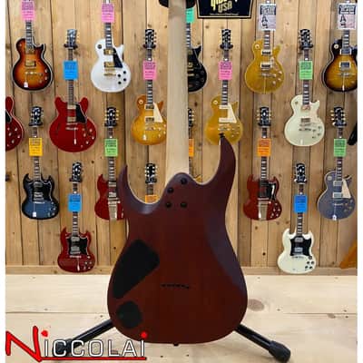 Ibanez RGA42FMDEF Dragon Eye Burst Flat image 13
