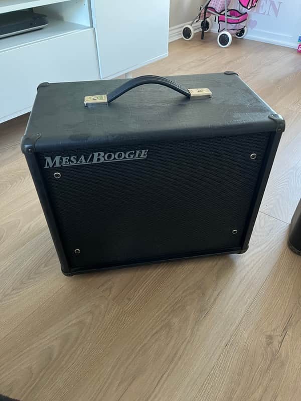 Mesa/Boogie 1x12 Cabinet — Celestion Black Shadow MC-90, 8Ω, 3/4-Back + Genuine Padded Cover image 1