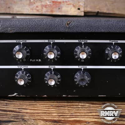 Univox U200L Mobile Ohm 200 watt Guitar Head 70s - Black image 4