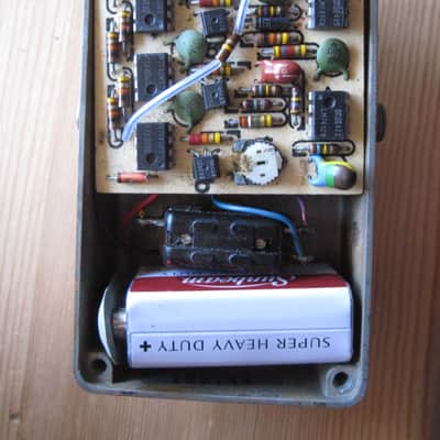 vintage script MXR Phase 90 made in 1975 effects pedal for guitar image 7