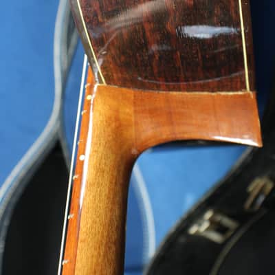 A Crestwood Solid Wood Classical Guitar in it's Original Case with Rosewood Back & Sides Solid Wood   12 G image 10