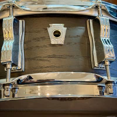 Ludwig 5x14" LS754 Classic Oak Snare Drum - Night Oak image 3