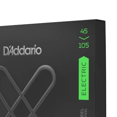 D'Addario XT Bass Nickel  Lt Top/Med Bottom, Long Scale, 45-105 image 5