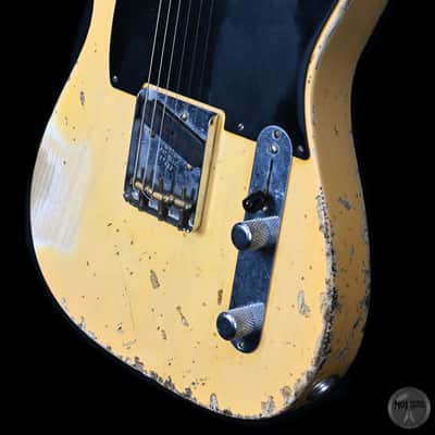 Fender Custom Shop Master Build (Greg Fessler) Nocaster Heavy Relic from 2008 in Blonde with original Hardcase image 6