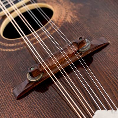 1919 Gibson Style A-2 Vintage A-Style Carved Top Mandolin Sheraton Brown w/ Faultless Case image 9