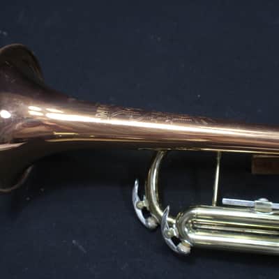 A Beautiful Conn Director Shooting Stars Tri-Color Bb Trumpet in it's Original Case   # 22 T image 8