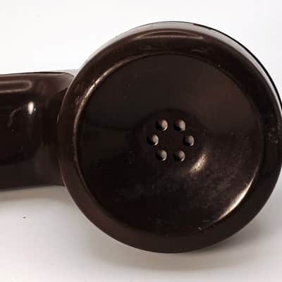 Custom Lo-Fi Telephone Microphone - Northern Electric G1 1960's Handset - Beige/Brown w/ Model 500 Tremolo Effect Base image 5
