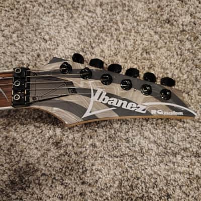 Ibanez RGD320Z 2000's - Custom Black and White Swirl Seymour Duncan Black Winter image 4