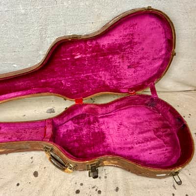 Vintage Gibson (Lifton) Les Paul 5 Latch Case Brown with Pink Interior 1950's image 8