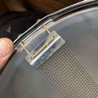 Rogers Luxor Cleveland Era Snare Drum Blue Sparkle image 7