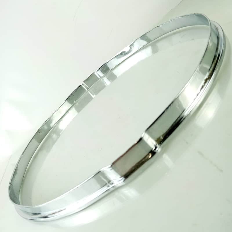 Gretsch 14" Single-Flange Dixieland Snare Drum Resonant Rim/Hoop Chrome-Brass60s image 1
