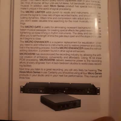 Instruction Manual for The Alesis Micro Series 90s image 2