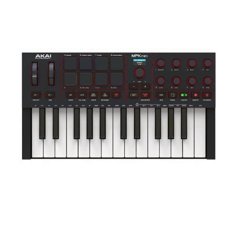 Akai Professional MPKmini 4 Compact MIDI keyboard & Pad Controller (black) (B-STOCK) image 1