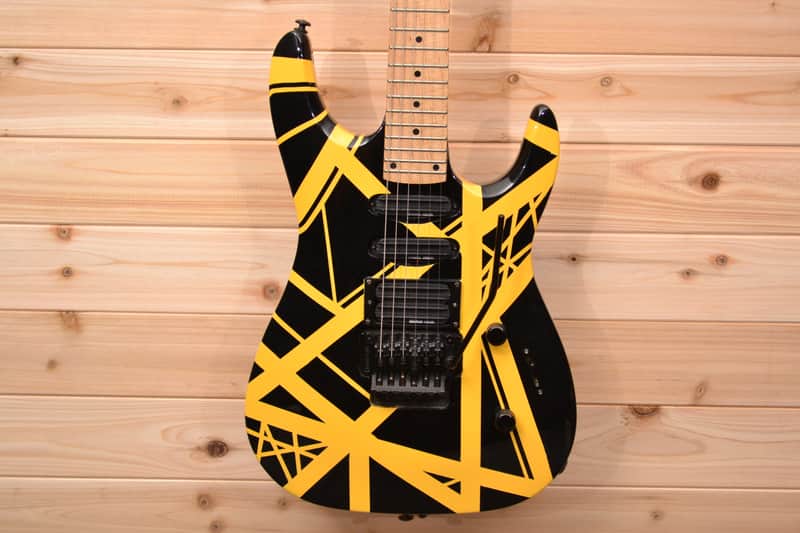 Kramer Striker - Yellow Stripe Frankenstein EVH FR-422SM Electric