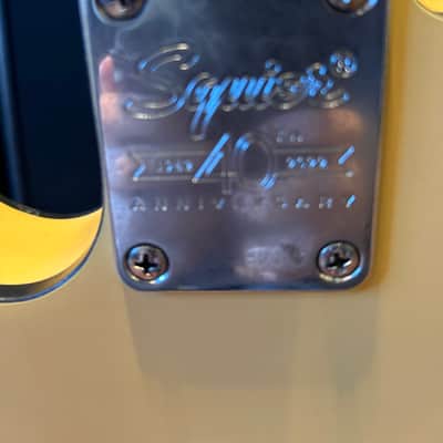 Squier 40th Anniversary Vintage Edition Telecaster 2022 - Present - Satin Vintage Blonde image 12