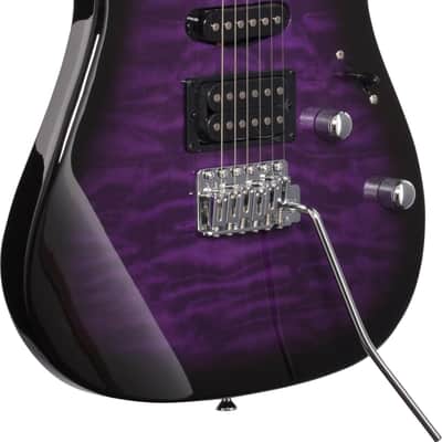 Ibanez GRX70QA Gio Electric Guitar, Jatoba Fingerboard, Violet Sunburst image 4