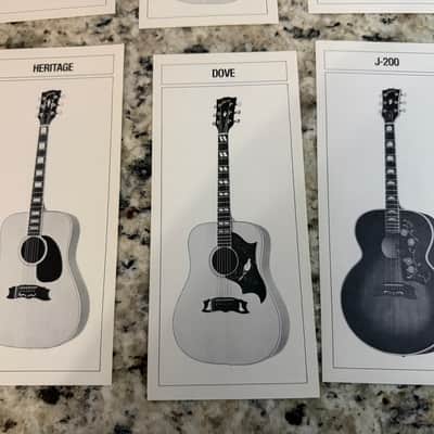 Gibson Pre Owners Manual Brochure 1981 dove hummingbird heritage Chet Atkins j-55 j-200 F-5L image 5