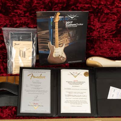 Fender Custom Shop Roasted Journeyman Relic '55 Stratocaster - 2017 NAMM Limited Edition - Desert Tan image 15
