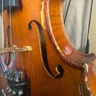 Vintage Unbranded 3/4 Violin image 9