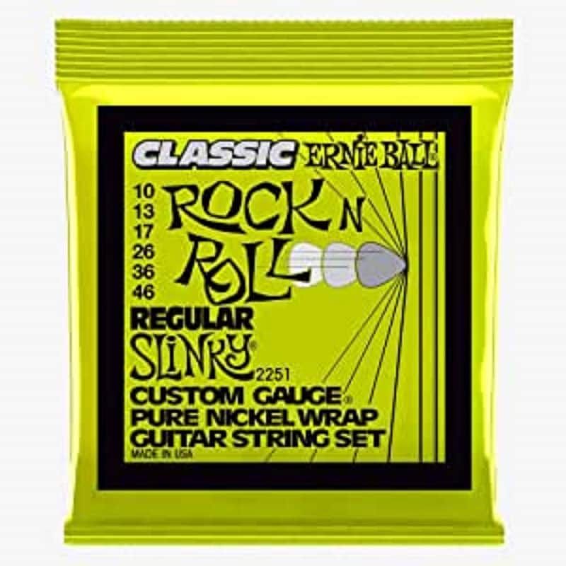 EB-2251 Ernie Ball 2251 Regular Slinky 1-46 Rock N Roll Electric Guitar Strings image 1