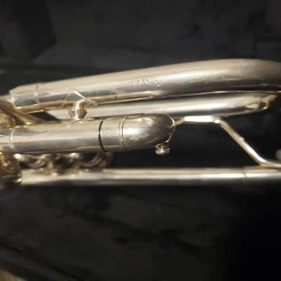 Bach TR200S Silver Intermediate Trumpet!  Serviced, New Case, Gorgeous! image 10