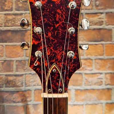 Vintage 1960s Ventura Semi-Hollow Electric Guitar Sunburst image 2