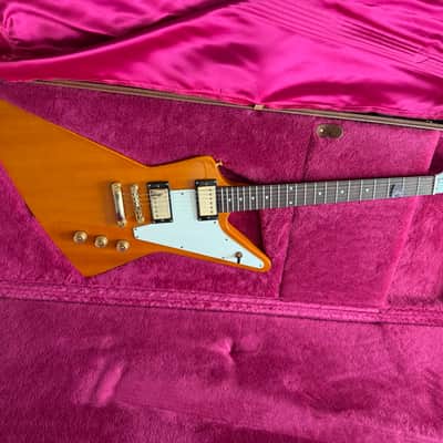 Epiphone '58 Korina Explorer - Aged Natural (White Pickguard) image 2