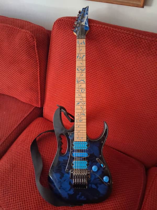 Ibanez JEM77P-BFP Steve Vai Signature 2015 - Present - Blue Floral Pattern image 1