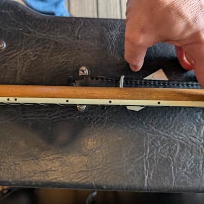 Fender 1966 Jaguar NECK + TUNERS BINDING BLOCK INLAYS 1966 image 9