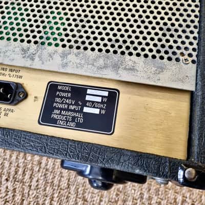 Marshall JCM 800 Lead Series Model 2205 Head 1983 image 9