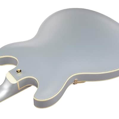 Ibanez AS73G-MSF Artcore (2025) - Moonstone Silver Flat image 3