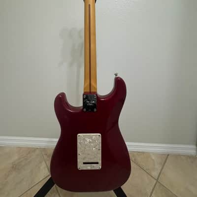 Fender American Deluxe Fat Stratocaster HSS with Rosewood Fretboard 1999 - 2001 - Crimson Transparent image 5